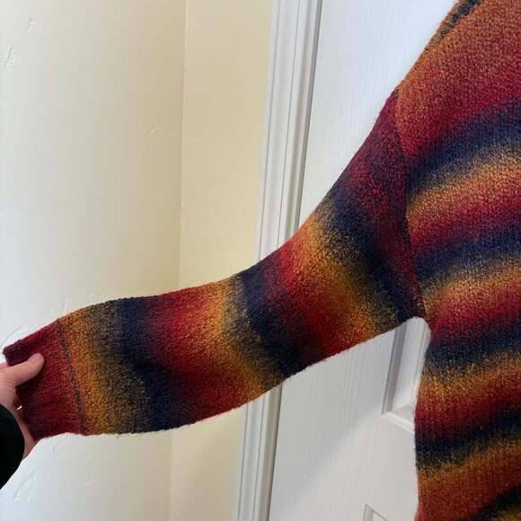 Pistola “Carlen” Oversized Wool-Blend Sweater Striped Size M Cottagecore - Picture 5 of 10